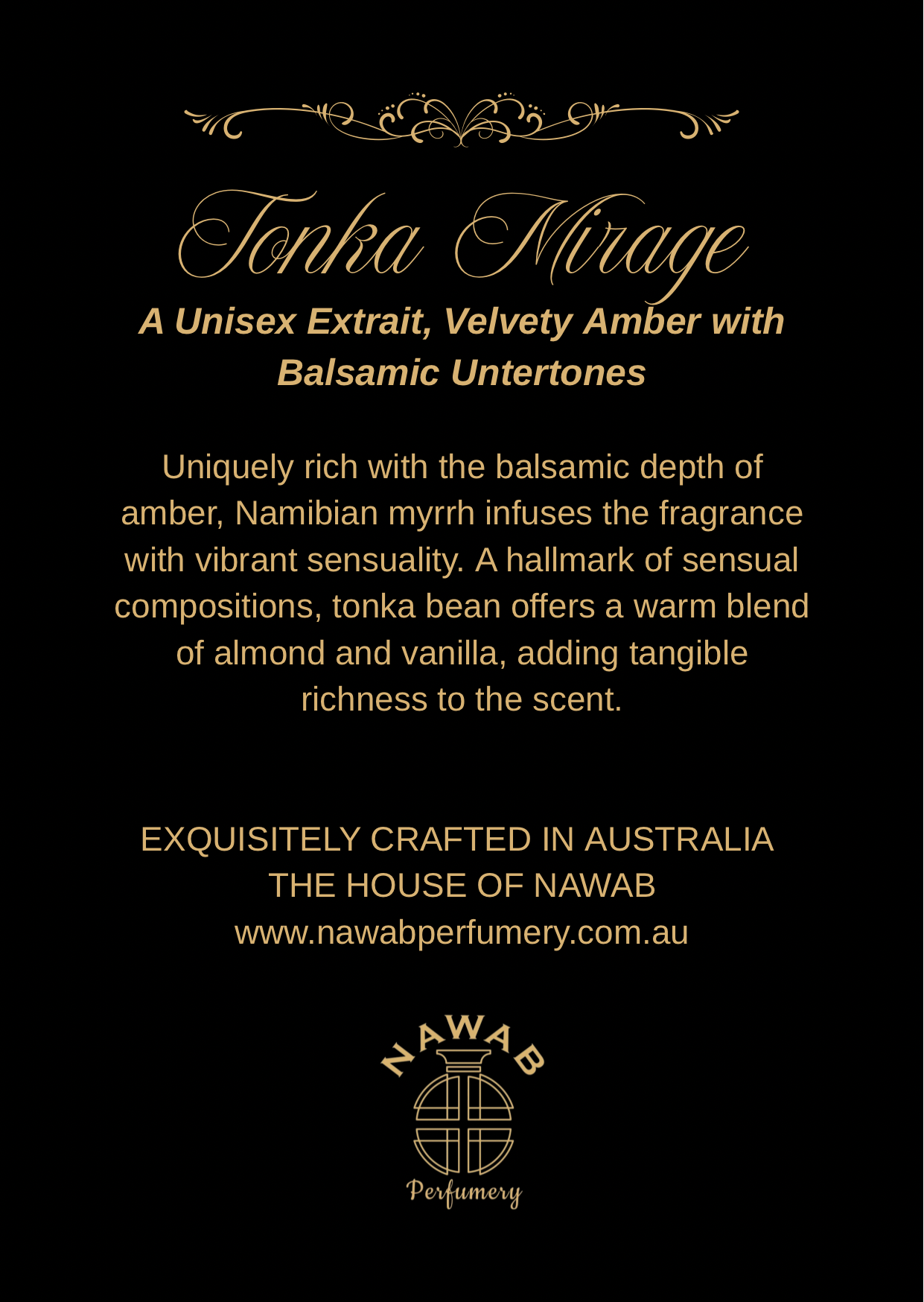 Tonka Mirage - Inspired by Jo Malone London Myrrh & Tonka