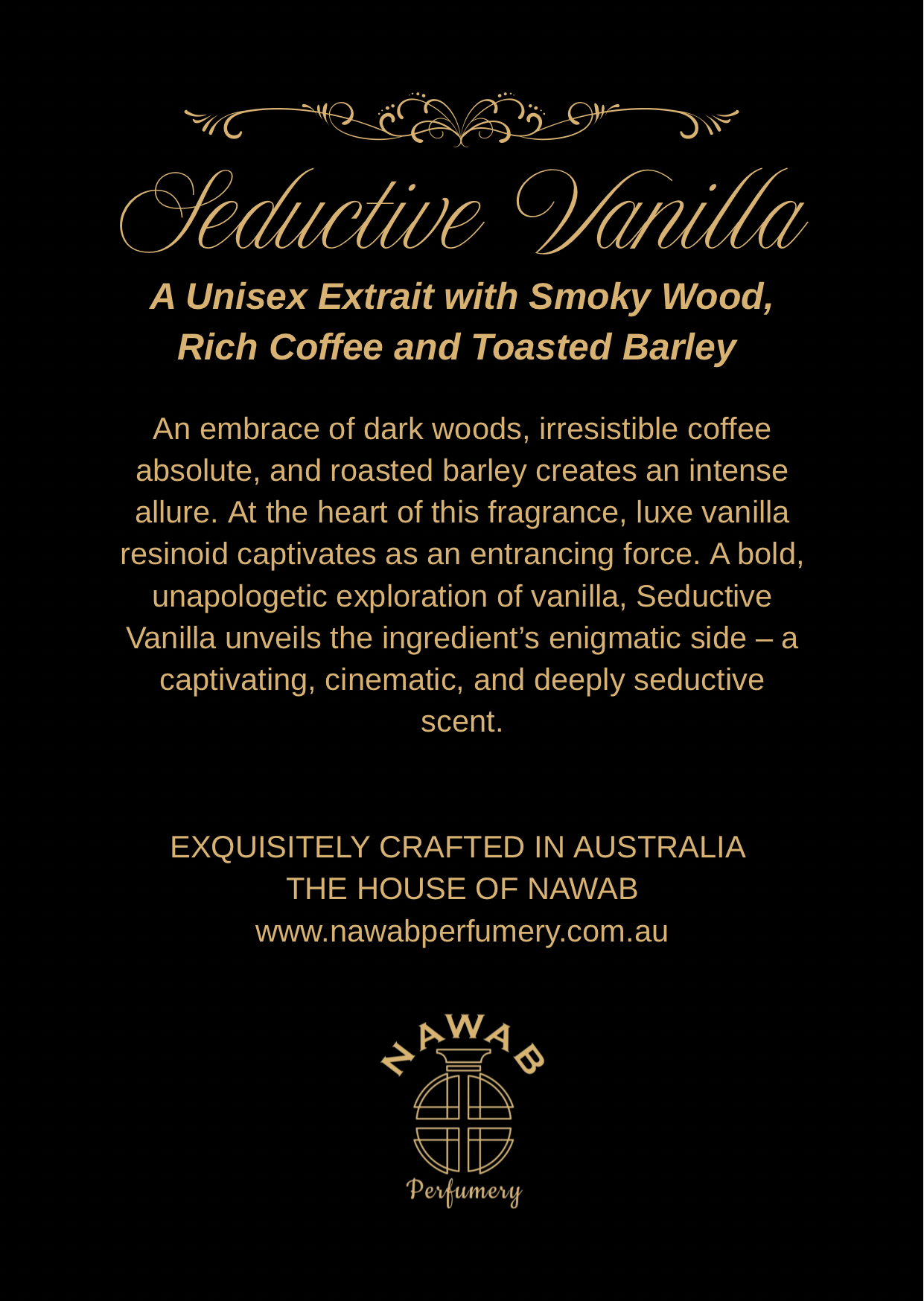 Seductive Vanilla - Inspired by Tom Ford Vanille Fatale