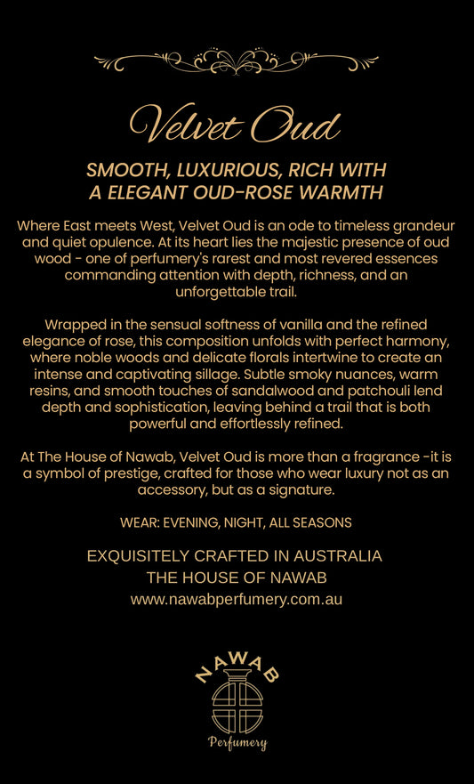 Velvet Oud | Inspired by diptyque Oud Palao